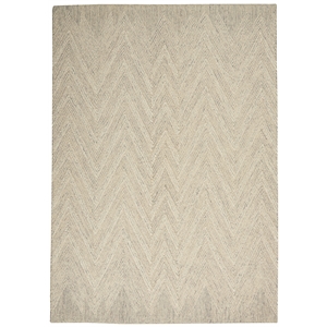Nourison Linked 3'9&quot x 5'9&quot Ivory/Grey Bohemian Indoor Rug