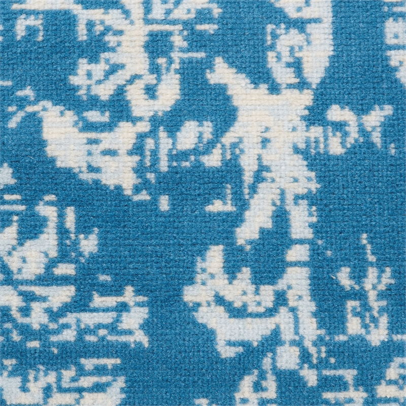 Nourison Jubilant 2' x 4' Blue Fabric Vintage Area Rug (2' x 4')