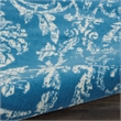 Nourison Jubilant 2' x 4' Blue Fabric Vintage Area Rug (2' x 4')