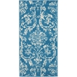 Nourison Jubilant 2' x 4' Blue Fabric Vintage Area Rug (2' x 4')