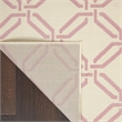 Nourison Jubilant 4' x 6' Ivory/Pink Contemporary Indoor Rug