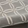 Nourison Jubilant 2' x 4' Grey Contemporary Indoor Rug
