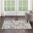 Nourison Jubilant 2' x 4' Grey Modern Indoor Rug