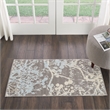 Nourison Jubilant 2' x 4' Grey Modern Indoor Rug