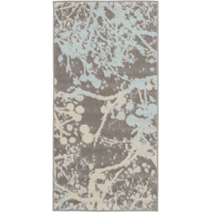 Nourison Jubilant 2' x 4' Grey Modern Indoor Rug