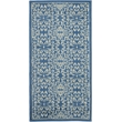 Nourison Jubilant 2' x 4' Ivory/Blue Farmhouse Indoor Rug