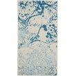 Nourison Jubilant 2' x 4' Ivory/Blue Modern Indoor Rug