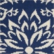 Nourison Jubilant 4' x 6' Navy/Ivory Farmhouse Indoor Rug Polypropylene