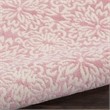 Nourison Home Jubilant 6' x 9' Ivory Pink Fabric Area Rug