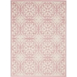 Nourison Home Jubilant 6' x 9' Ivory Pink Fabric Area Rug