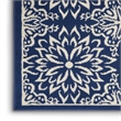 Nourison Jubilant 6' x 9' Navy/Ivory Farmhouse Indoor Rug