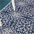 Nourison Jubilant 6' x 9' Navy/Ivory Farmhouse Indoor Rug
