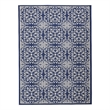 Nourison Jubilant 6' x 9' Navy/Ivory Farmhouse Indoor Rug