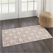 Nourison Jubilant 2' x 4' Ivory/Pink Contemporary Indoor Rug Polypropylene