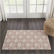 Nourison Jubilant 2' x 4' Ivory/Pink Contemporary Indoor Rug Polypropylene