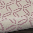 Nourison Jubilant 2' x 4' Ivory/Pink Contemporary Indoor Rug Polypropylene