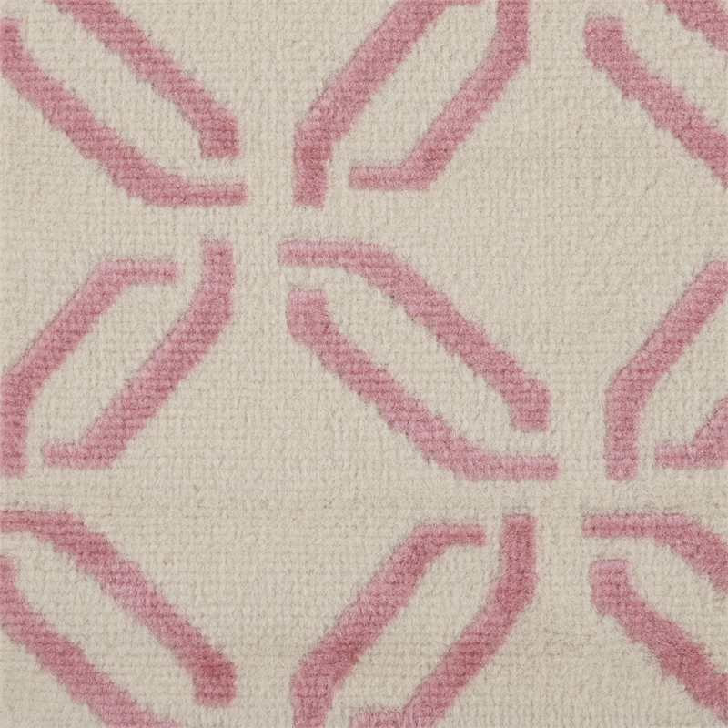 Nourison Jubilant 2' x 4' Ivory/Pink Contemporary Indoor Rug Polypropylene