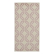 Nourison Jubilant 2' x 4' Ivory/Pink Contemporary Indoor Rug Polypropylene