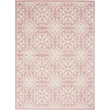 Nourison Jubilant 5' x 7' Pink Fabric Farmhouse Area Rug (5' x 7')