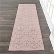 Nourison Jubilant 7' Runner Pink Fabric Farmhouse Area Rug (7' Runner)