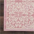 Nourison Jubilant 7' Runner Pink Fabric Farmhouse Area Rug (7' Runner)