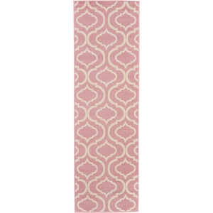 Nourison Jubilant 2'3&quot x 7'3&quot Pink Contemporary Indoor Rug