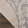 Nourison Jubilant 5' x Round Gray Fabric Vintage Area Rug (5' Round)