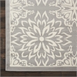 Nourison Jubilant 3' x 5' Gray Fabric Farmhouse Area Rug (3' x 5')