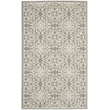 Nourison Jubilant 3' x 5' Gray Fabric Farmhouse Area Rug (3' x 5')