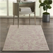 Nourison Jubilant 3' x 5' Ivory/Pink Vintage Indoor Rug Polypropylene