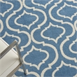 Nourison Jubilant 4' x 6' Blue Contemporary Indoor Rug