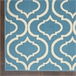 Nourison Jubilant 4' x 6' Blue Contemporary Indoor Rug
