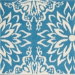 Nourison Jubilant 6' x 9' Ivory/Blue Farmhouse Indoor Rug Polypropylene