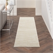 Nourison Essentials 2' x 6' Ivory Beige Outdoor Indoor/Outdoor Rug