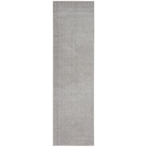 nourison essentials 2' x 6' silver grey outdoor indoor/outdoor rug