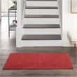 Nourison Essentials 2' x 4' Brick Red Fabric Outdoor Area Rug (2' x 4')