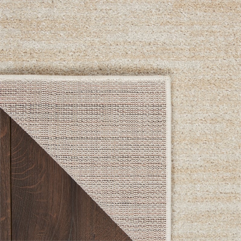 Nourison Essentials 2' x 4' Ivory Beige Fabric Outdoor Area Rug (2' x 4')