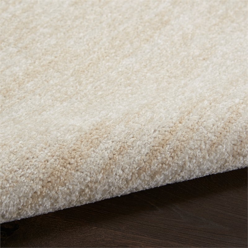 Nourison Essentials 2' x 4' Ivory Beige Fabric Outdoor Area Rug (2' x 4')