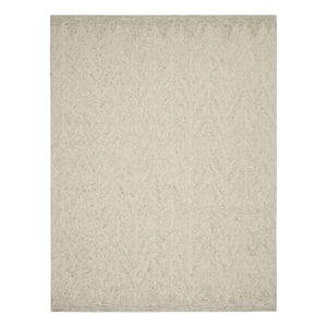 Nourison Linked 8' x 10'6&quot Ivory/Grey Bohemian Indoor Rug Wool