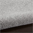 Nourison Essentials 2' x 4' Silver Gray Fabric Outdoor Area Rug (2' x 4')