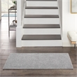 Nourison Essentials 2' x 4' Silver Gray Fabric Outdoor Area Rug (2' x 4')