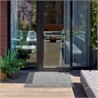 Nourison Essentials 2' x 4' Silver Gray Fabric Outdoor Area Rug (2' x 4')