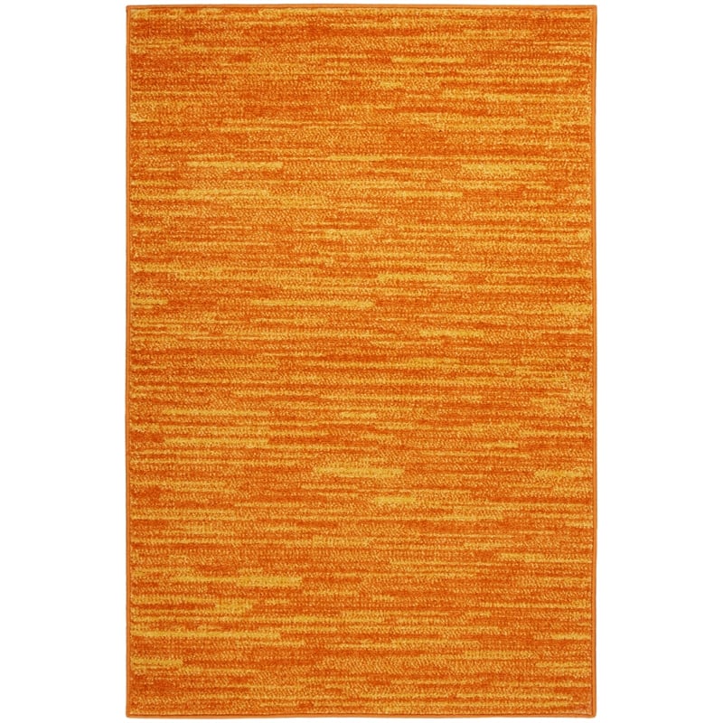 Nourison Essentials 2' x 4' Sunburst Fabric Outdoor Area Rug (2' x 4')