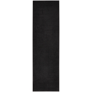 nourison essentials 2' x 6' black outdoor indoor/outdoor rug