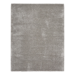 Nourison Luxurious Shag 6'7&quot x 9'2&quot Silver Modern & Contemporary Indoor Rug