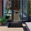 Nourison Essentials 2' x 4' Black Fabric Outdoor Area Rug (2' x 4')