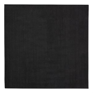 Nourison Essentials 5' x Square Black Fabric Outdoor Area Rug (5' Square)
