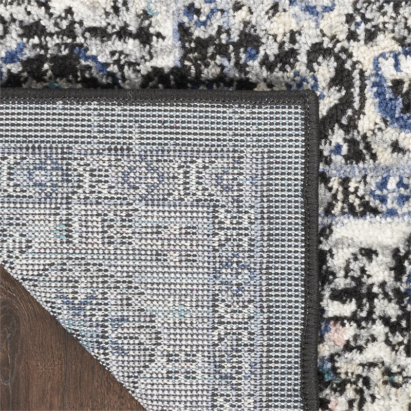 Nourison Passion 2' x 3' Black Ivory Fabric Vintage Area Rug (2' x 3')