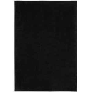 nourison essentials 4' x 6' black outdoor indoor/outdoor rug