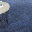 Nourison Essentials 5' x square Midnight Blue Outdoor Indoor/Outdoor Rug